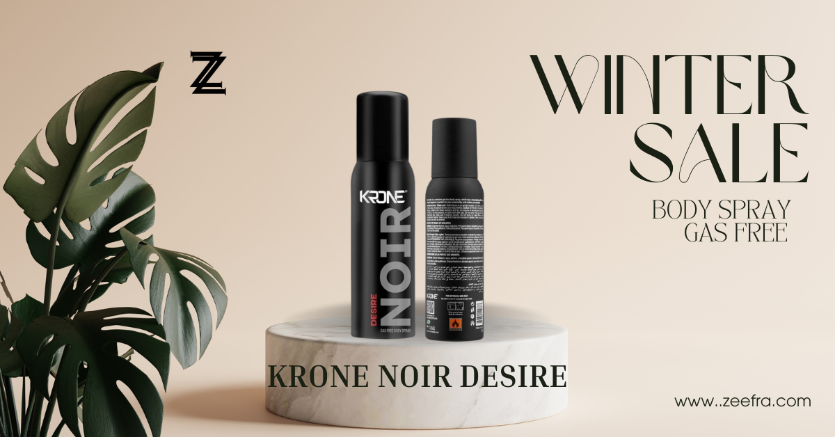 Krone Noir Desire Gas free Perfumed Body Spray, For Men, 150ml