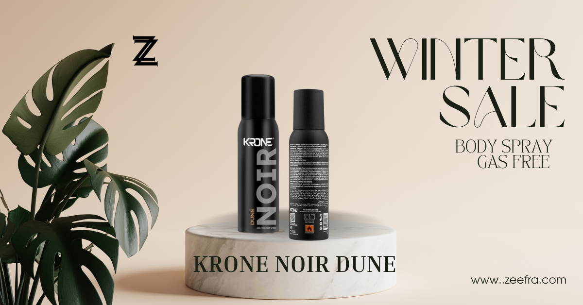 Krone Noir Dune Gas free Perfumed Body Spray, For Men, 150ml