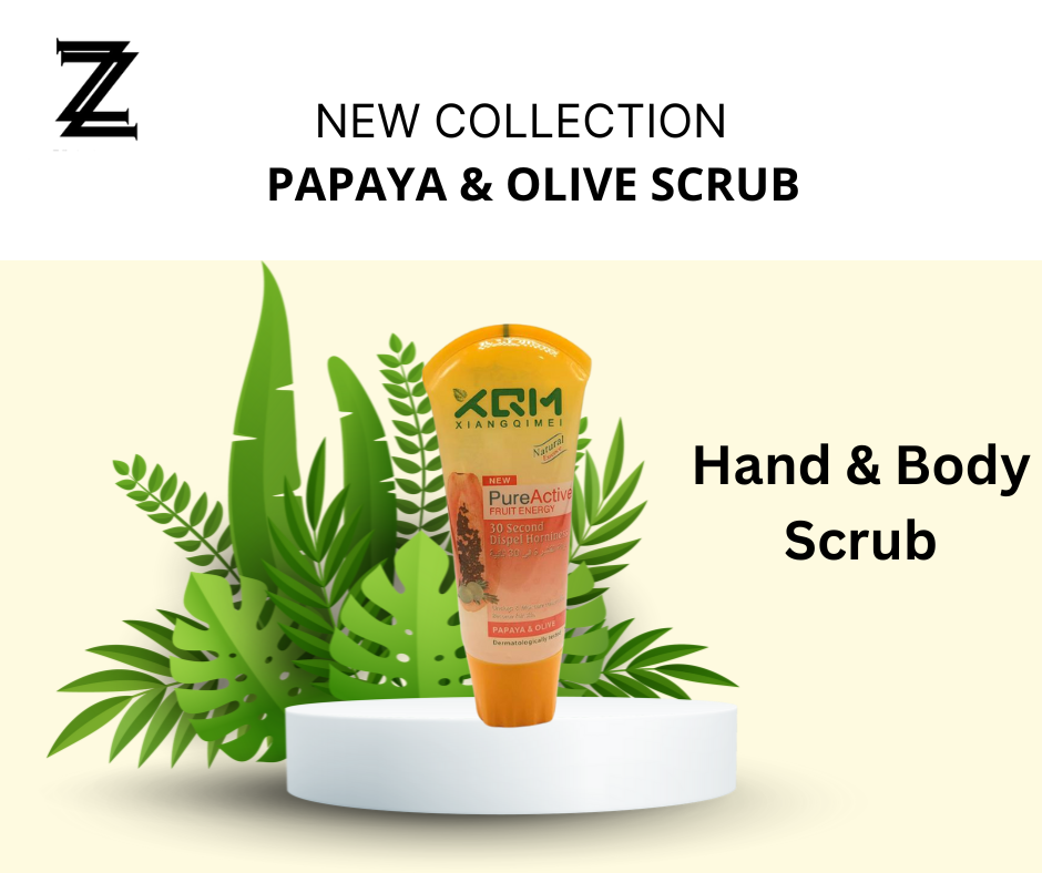 XQM Papaya & Olive Face Body Scrubbing Gel