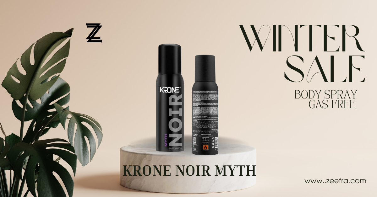 Krone Noir Myth Gas free Perfumed Body Spray, For Men, 150ml