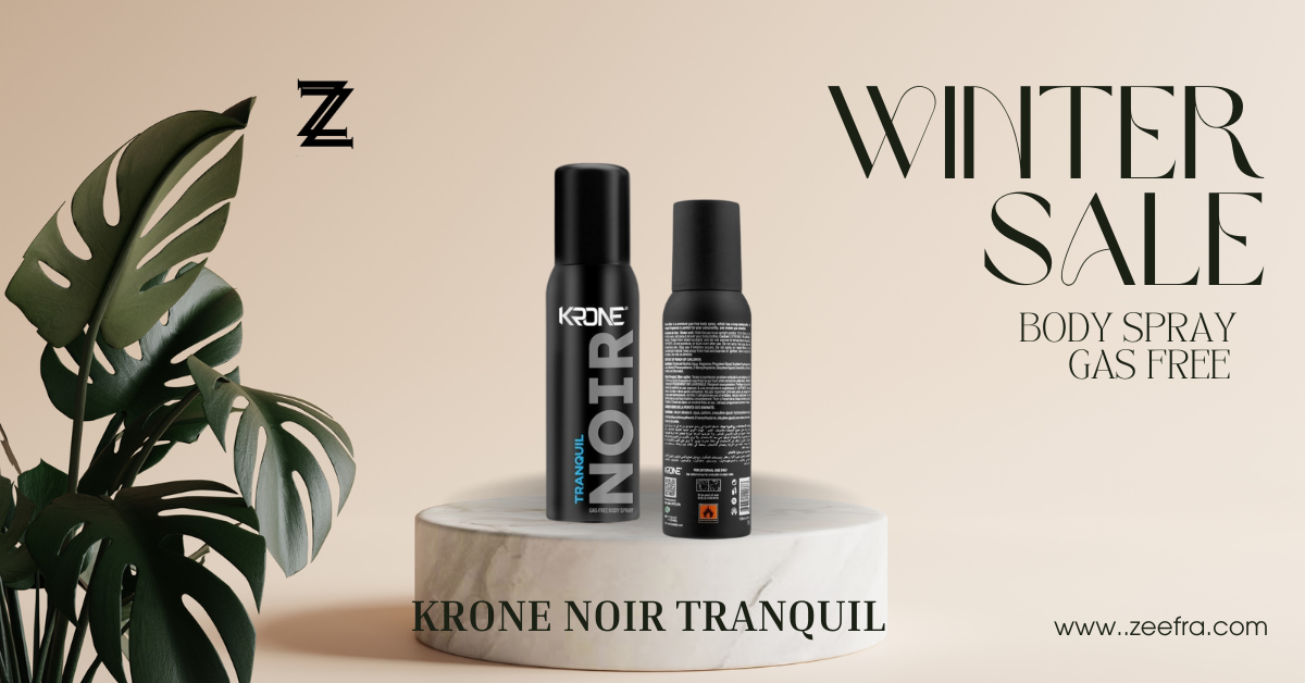 Krone Noir Tranquil Gas free Perfumed Body Spray, For Men, 150ml