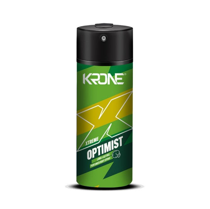 Krone Noir Optimist long lasting Perfumed Body Spray, For Men, 150ml