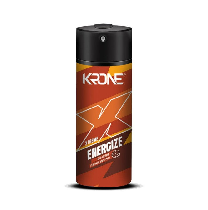 Krone Noir Energize long lasting Perfumed Body Spray, For Men, 150ml