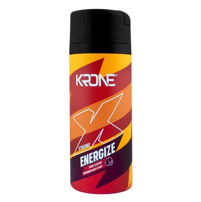 Krone Noir Energize long lasting Perfumed Body Spray, For Men, 150ml