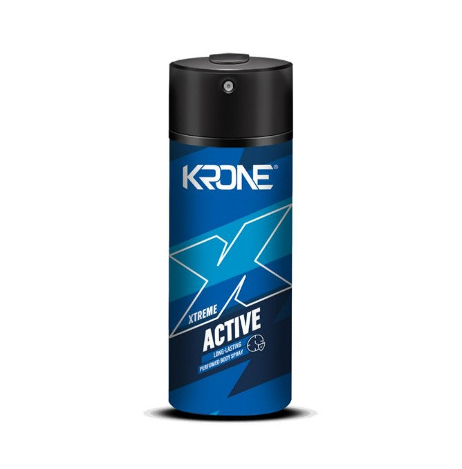 Krone Noir active long lasting Perfumed Body Spray, For Men, 150ml